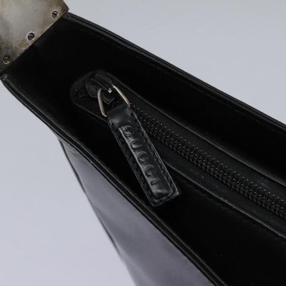 GUCCI Shoulder Bag Leather Black - Picture 16 of 16